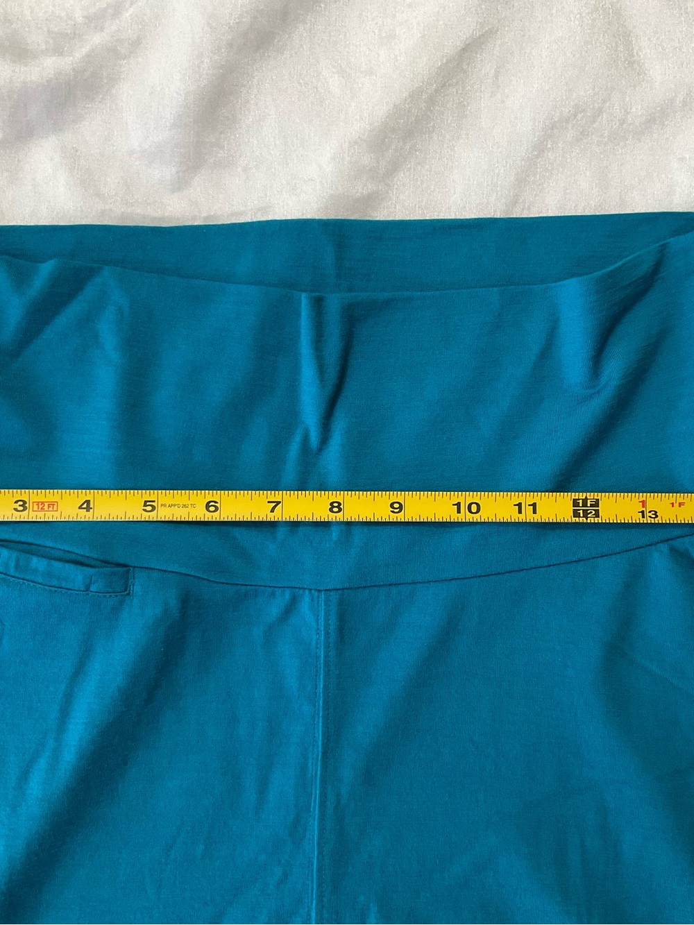 Icebreaker Teal A-Line Skirt with Fold-Over Waistband - Picture 4 of 7